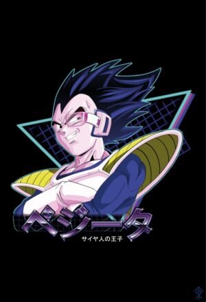Poster Vegeta Neon