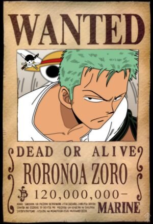 Posters One Piece Temporada 1 - Roronoa Zoro