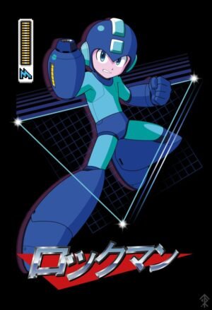 Posters Megaman Neon