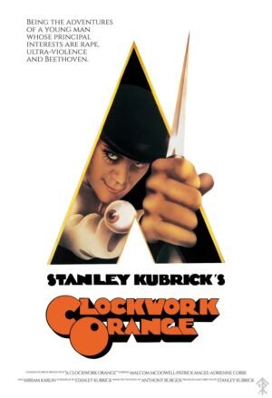 Poster Pelicula La Naranja Mecánica 1971