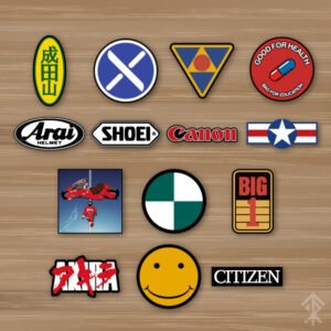 Stickers Colección Akira x14 unidades
